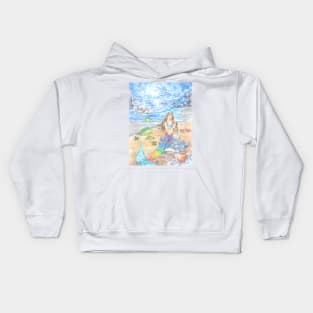 Moonlight Marina on Turtle Rock Kids Hoodie